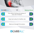 CareAll Hydrocortisone 1%, 1oz Tube, Maximum Strength Anti-Itch Cream, Relief from Itching and Redness from Bug Bites, Eczema, Psoriasis, Poison Ivy, Oak and Sumac. (Pack of 1)