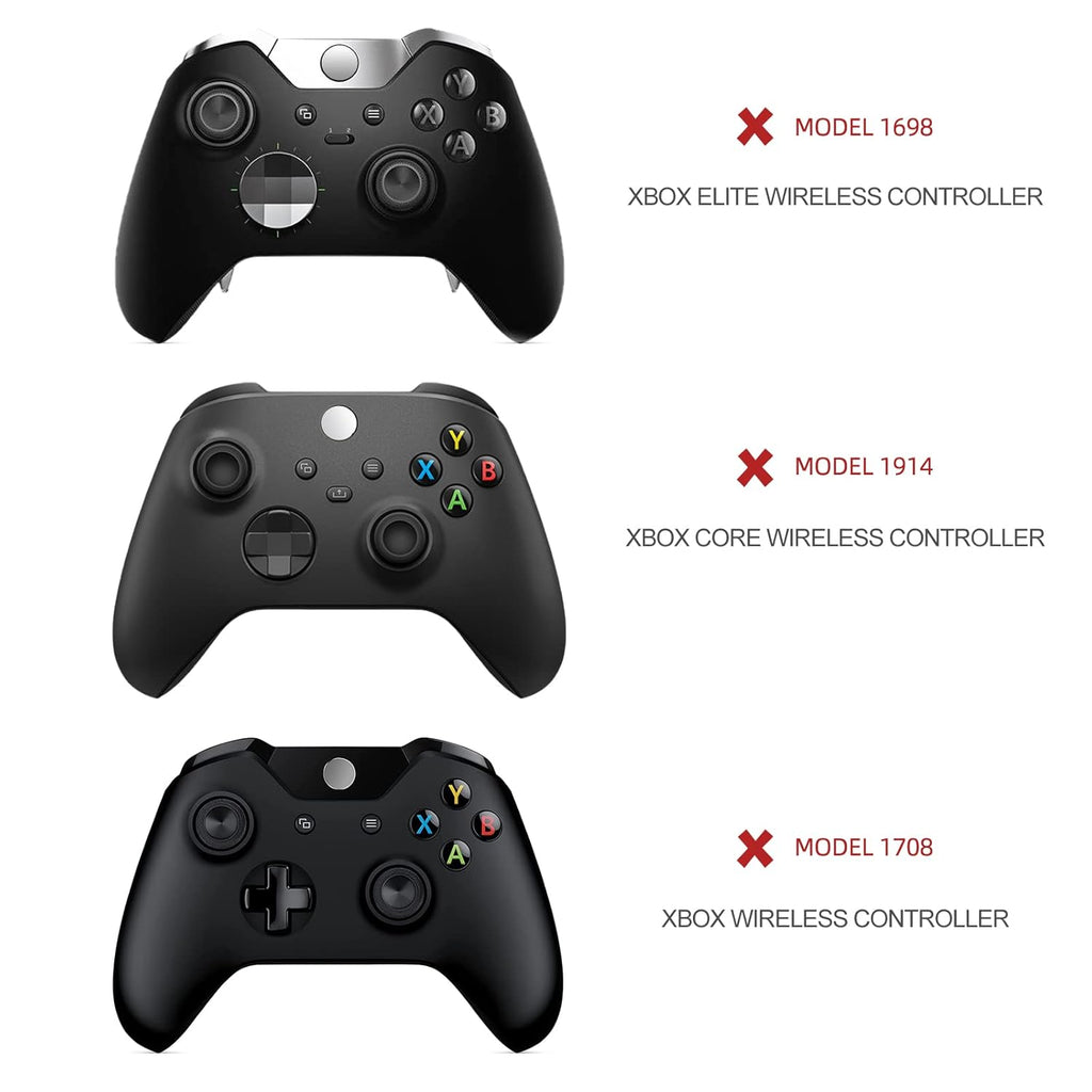 Buy now Metal Replacement Thumbsticks for Xbox Elite Controller Series 2 Core, Component Pack Includes 4 Swap Magnetic Joysticks, 4 Paddles, 1 Standard D-Pads, Accessories Parts for Xbox One Elite 2(Black) at indiglob india