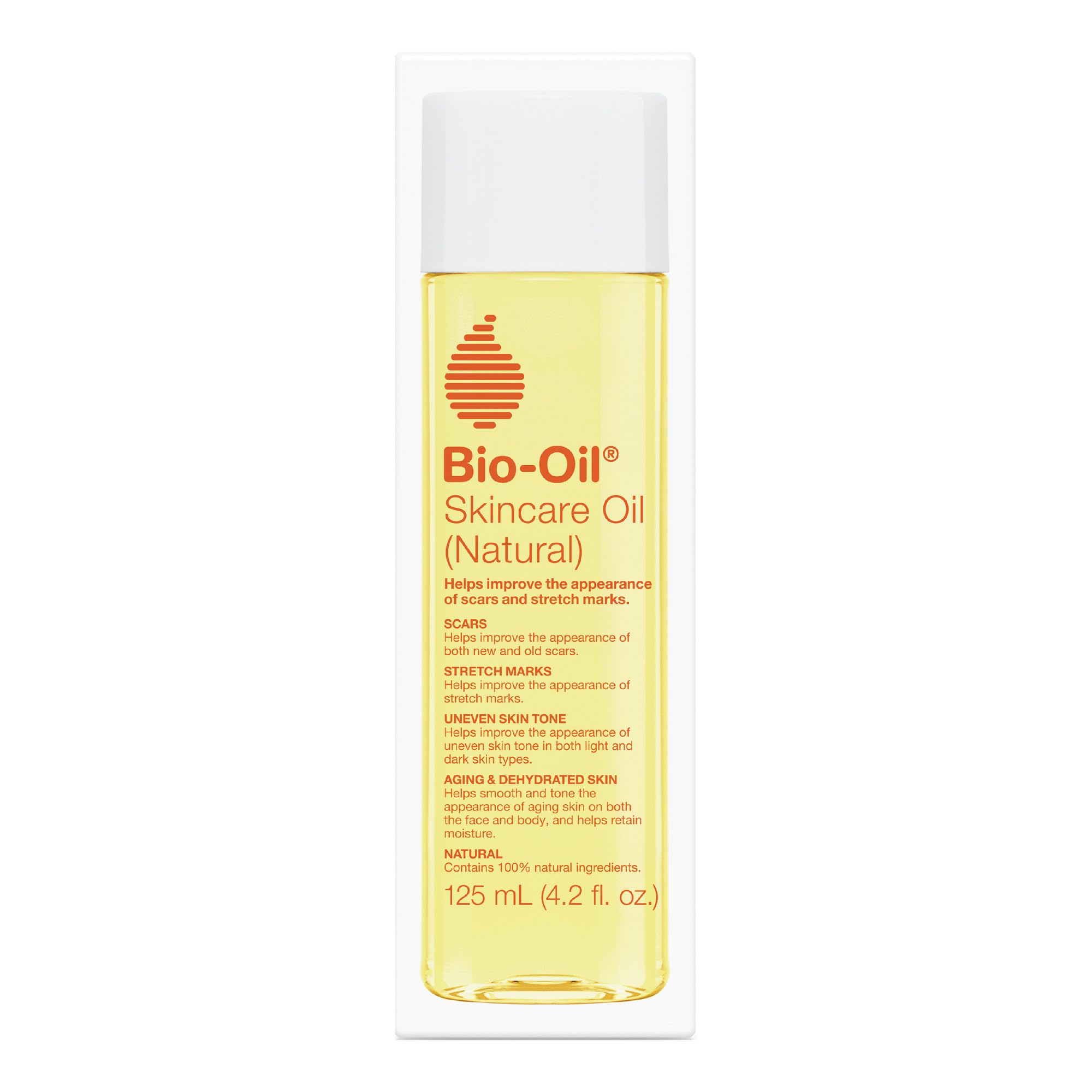 Bio-Oil Fragrance-Free Body Oil Serum for Scars & Stretch Marks, 6.7 fl oz | Dry Skin Moisturizer, Rosehip & Chamomile Oils, Scar Treatment, Stretch Mark Oil, Sensitive Skin Safe, Face and Body