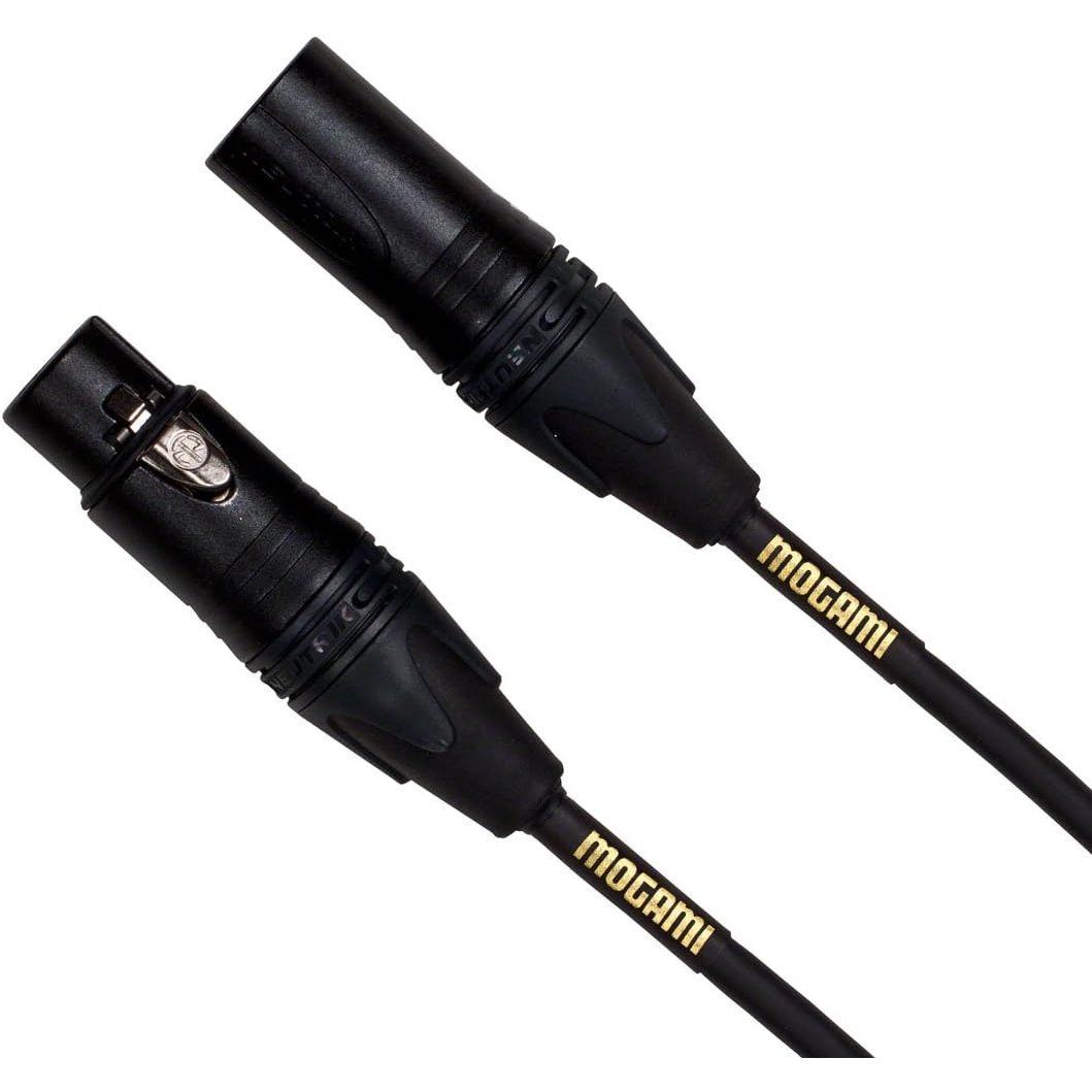 Buy now Mogami Gold Studio 15 XLR to XLR Quad Conductor Patch Cable 15 feet with Gold Contacts, XLRM-XLRF Connectors, Pro Audio Noise-Free 2 Foot at indiglob india