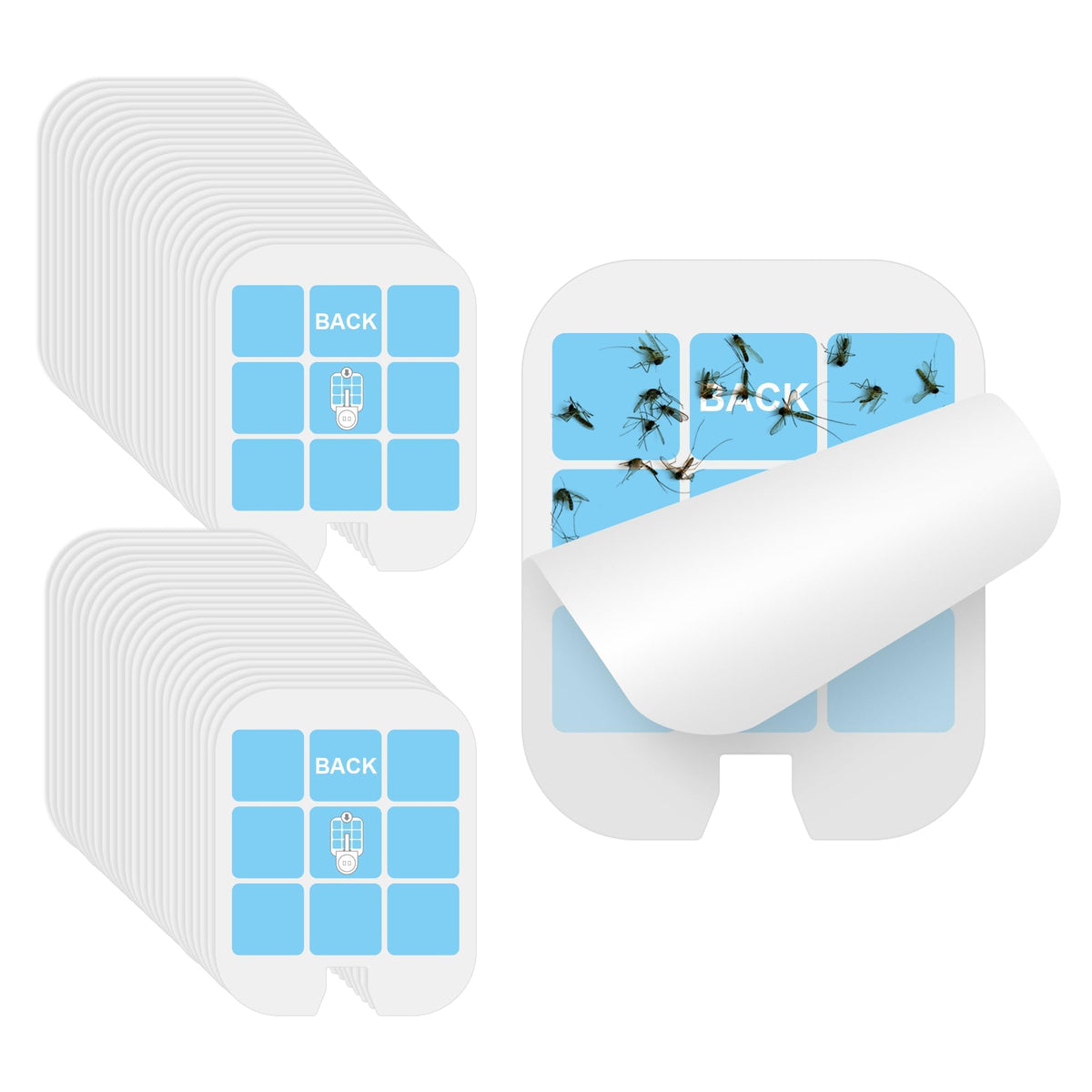 48 Pack Fly Trap Refill Glue Cards Compatible with Safer Home