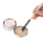 Narrative Cosmetics Makeup Brush Cleaner Soap with Silicone Scrubber Pad | Solid Cleanser for Brushes & Beauty Blenders | Vegan, Cruelty-Free, Avocado Jojoba Argan Oil, Vanilla Scent, 2.45 Oz