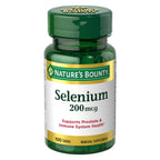 Nature's Bounty Selenium 200 mcg Natural High Selenium Yeast, 100 Tablets (Pack of 3)