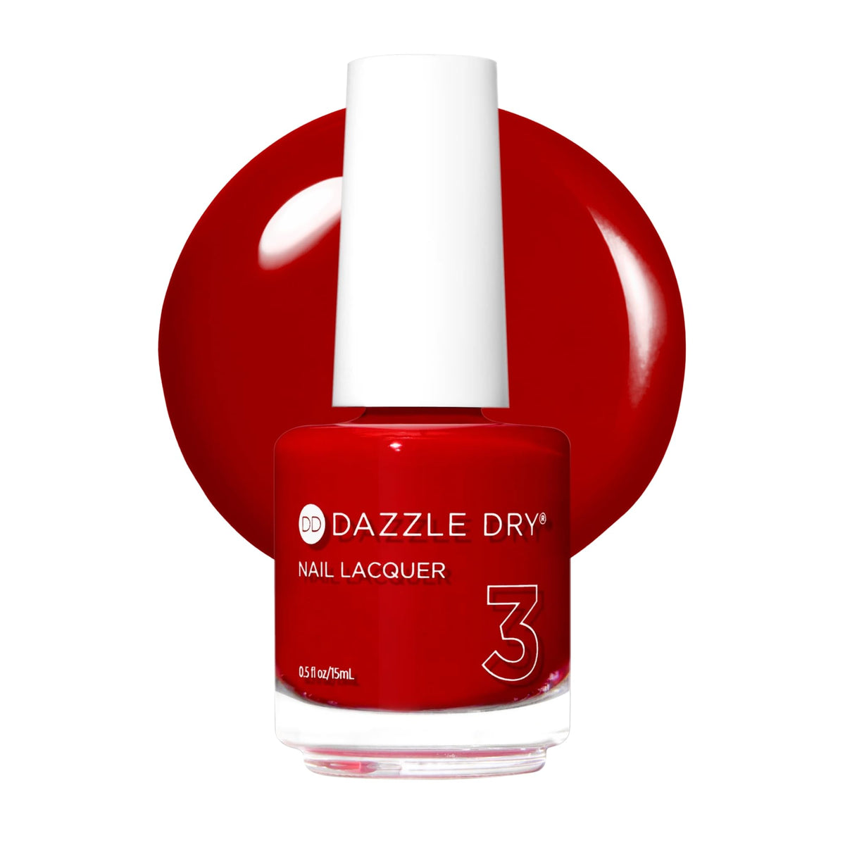 Dazzle Dry Nail Lacquer, Step 3 – Rapid Red (0.5 fl oz)