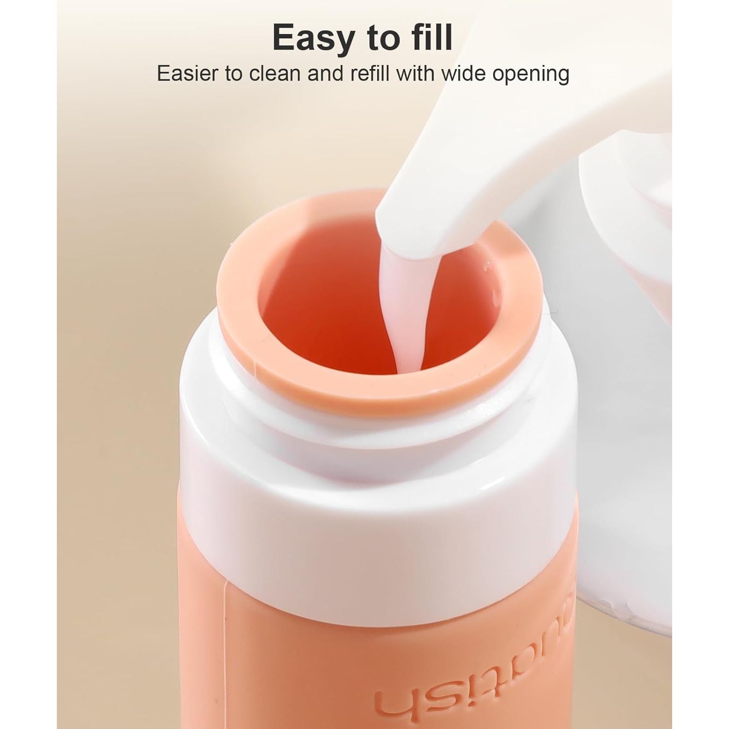 Buy now Quatish Travel Bottles for Toiletries, Original Patented Leak Proof Travel Size Containers, 3 oz Tsa Approved Silicone Shampoo and Conditioner Bottles, 4 Pack, Multi-Color at indiglob india