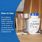 Nutricost L-Methylfolate 15mg, 120 Capsules (5-MTHF) Gluten-Free, Vegan | GMO-Free