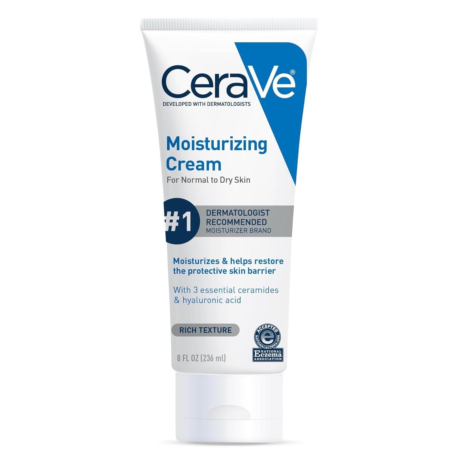 Buy now CeraVe Moisturizing Cream, Body and Face Moisturizer for Dry Skin, Body Cream with Hyaluronic Acid and Ceramides, Daily Moisturizer, Oil-Free, Fragrance Free, Non-Comedogenic, 19 Ounce 8 Ounce at indiglob india