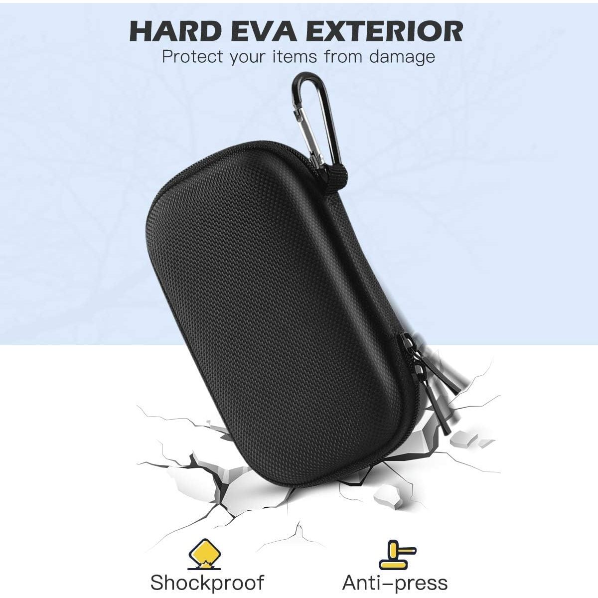 Buy now AGPTEK MP3 MP4 Player Case for 2.4 inch MP3 Player, for Gracioso/for ChenFec/for Safuciiv/for RUIZU/for Aiworth and Other MP3 Players Under 2.4 inch, Portable Case with Metal Carabiner Clip at indiglob india