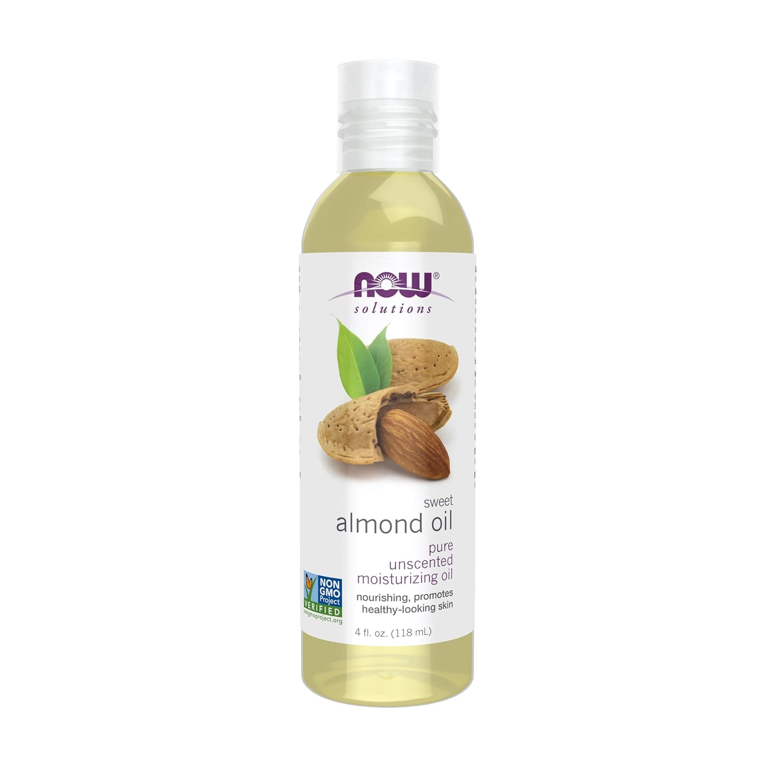 Buy now NOW Foods Solutions, Sweet Almond Oil, 100% Pure Moisturizing Oil, Promotes Healthy-Looking Skin, Unscented , 4-Ounce at indiglob india