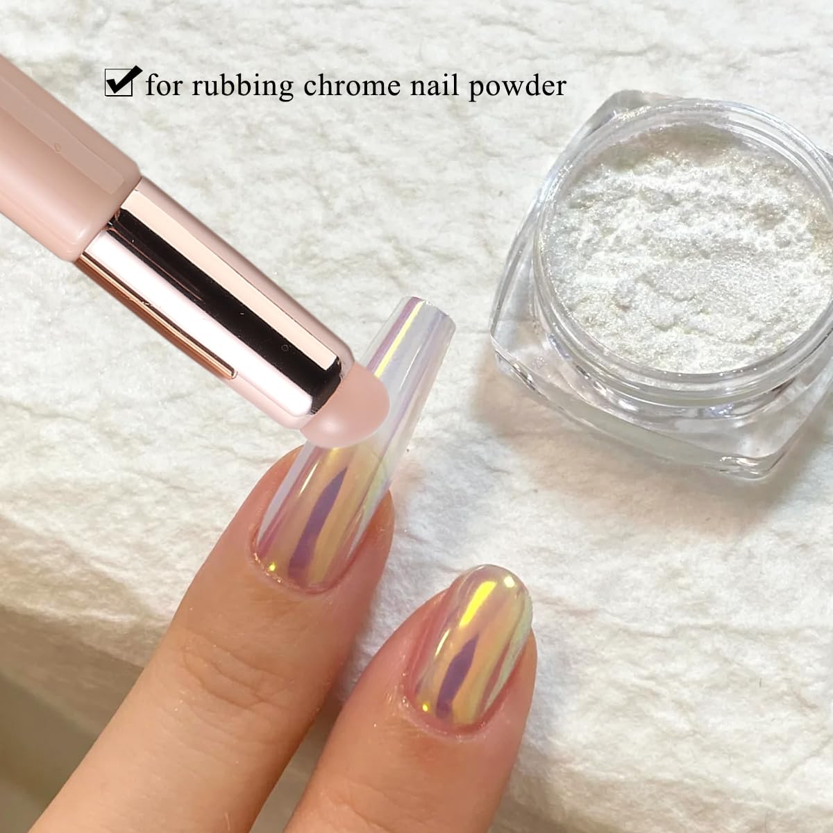 Fcozpjk Silicone Brush for Ombre Nail Art 2Pcs Reusable Brush Gradient Nail