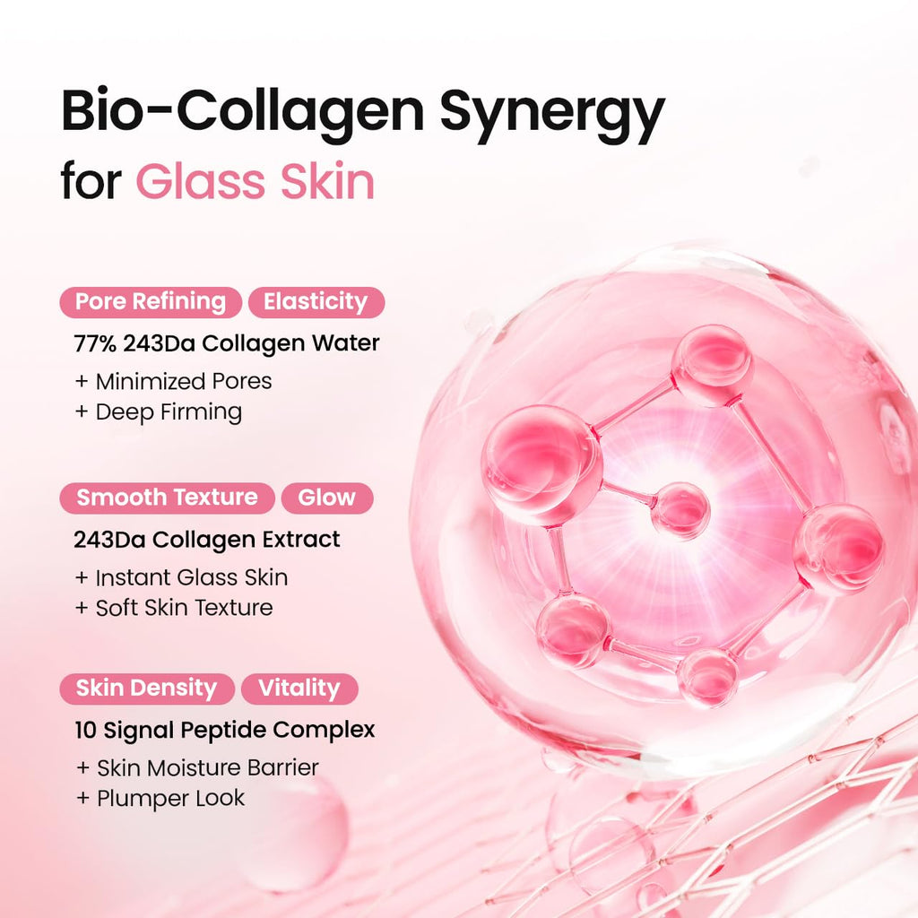 BIODANCE Collagen Peptides Jelly Serum Mist, Hydrating Face Mist, Plumping, Anti-Aging Face Spray, Sprayable Hydrogel, Travel Essentials & Self Care Gifts for Women, Korean Skin Care | 1.69 fl.oz