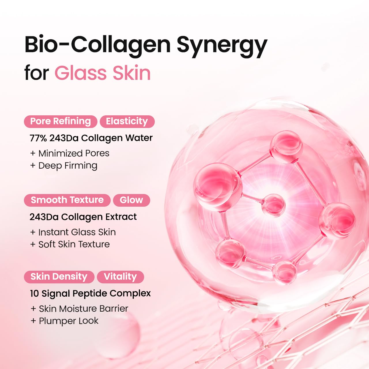 BIODANCE Collagen Peptides Jelly Serum Mist, Hydrating Face Mist, Plumping, Anti-Aging Face Spray, Sprayable Hydrogel, Travel Essentials & Self Care Gifts for Women, Korean Skin Care | 1.69 fl.oz