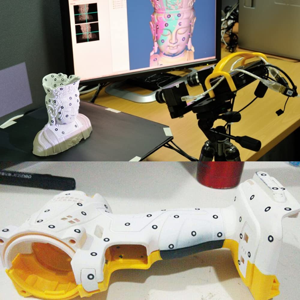 Buy now 6.0 mm 3D Scanning Marker for 3D Scanner, 3D Tracking Dot Reference Point Markers for 3D scanning, Diffuse Reflection Markers for 3D Scanner (200) at indiglob india