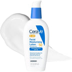 CeraVe AM Facial Moisturizing Lotion SPF 50, Face Moisturizer with SPF, 3oz | Travel Size Skin Care, Hyaluronic Acid and Niacinamide That Blends with No White Cast, Non-Greasy & Non-Comedogenic