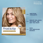 Clairol Nice'n Easy Frost & Tip Hair Dye, Light Blonde to Medium Brown, 1Pk