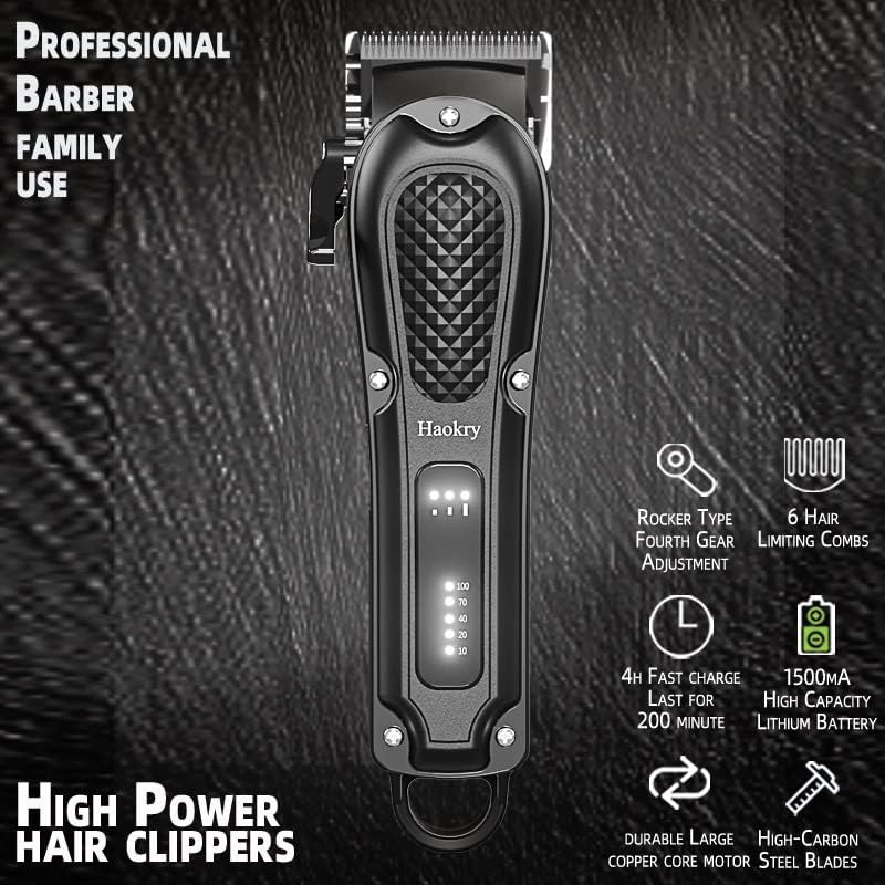 Buy now Hair Clippers for Men Professional - Cordless&Corded Barber Clippers for Hair Cutting & Grooming Rechargeable Beard Trimmer at indiglob india