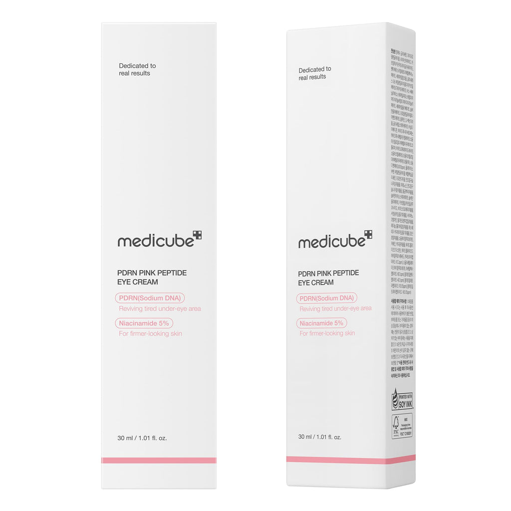 medicube Eye Serum with Salmon DNA PDRN & Pink Peptides | 99% Purity Retinol for Fine Lines - PDRN & Niacinamide for Uneven Skin Tone, Korean Skincare, 1.01 fl.oz
