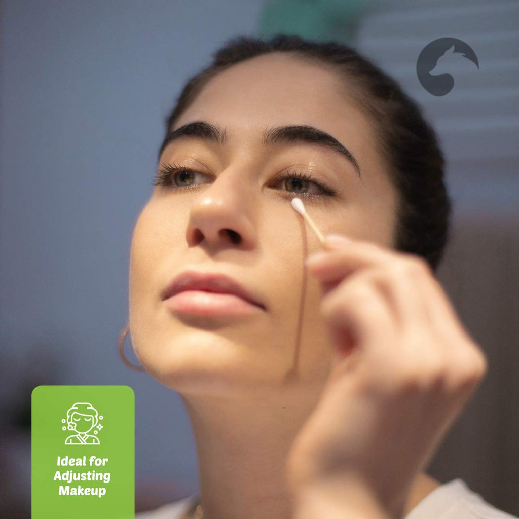 Buy now Bamboo Cotton Swabs 500 Count | Biodegradable & Organic Cotton Buds | Double Tipped Sticks | 100% Eco-Friendly & Natural | Perfect for Makeup & Nail Applications, Arts & Crafts, Removing Dust & Dirtâ€¦ at indiglob india