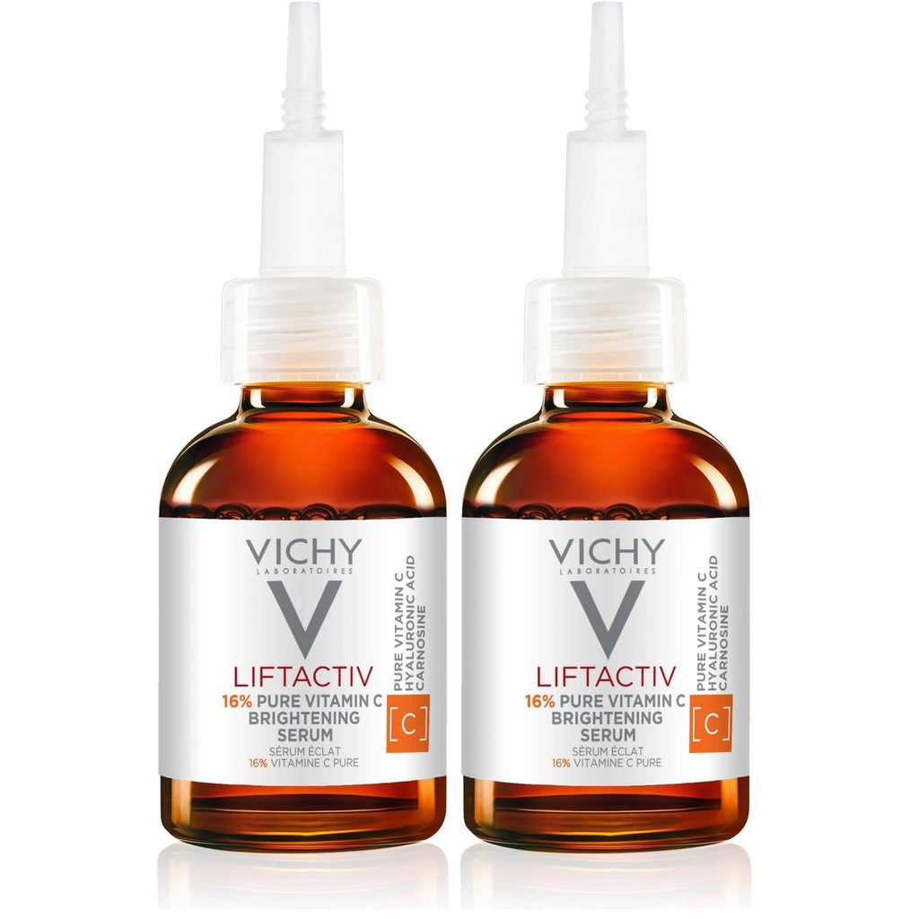 Vichy LiftActiv Vitamin C Serum For Face, Brightening Serum With Pure Vitamin C + Hyaluronic Acid + Vitamin E, Reduces Fine Lines, Smooths Skin Texture, Improves Radiance, Anti Aging