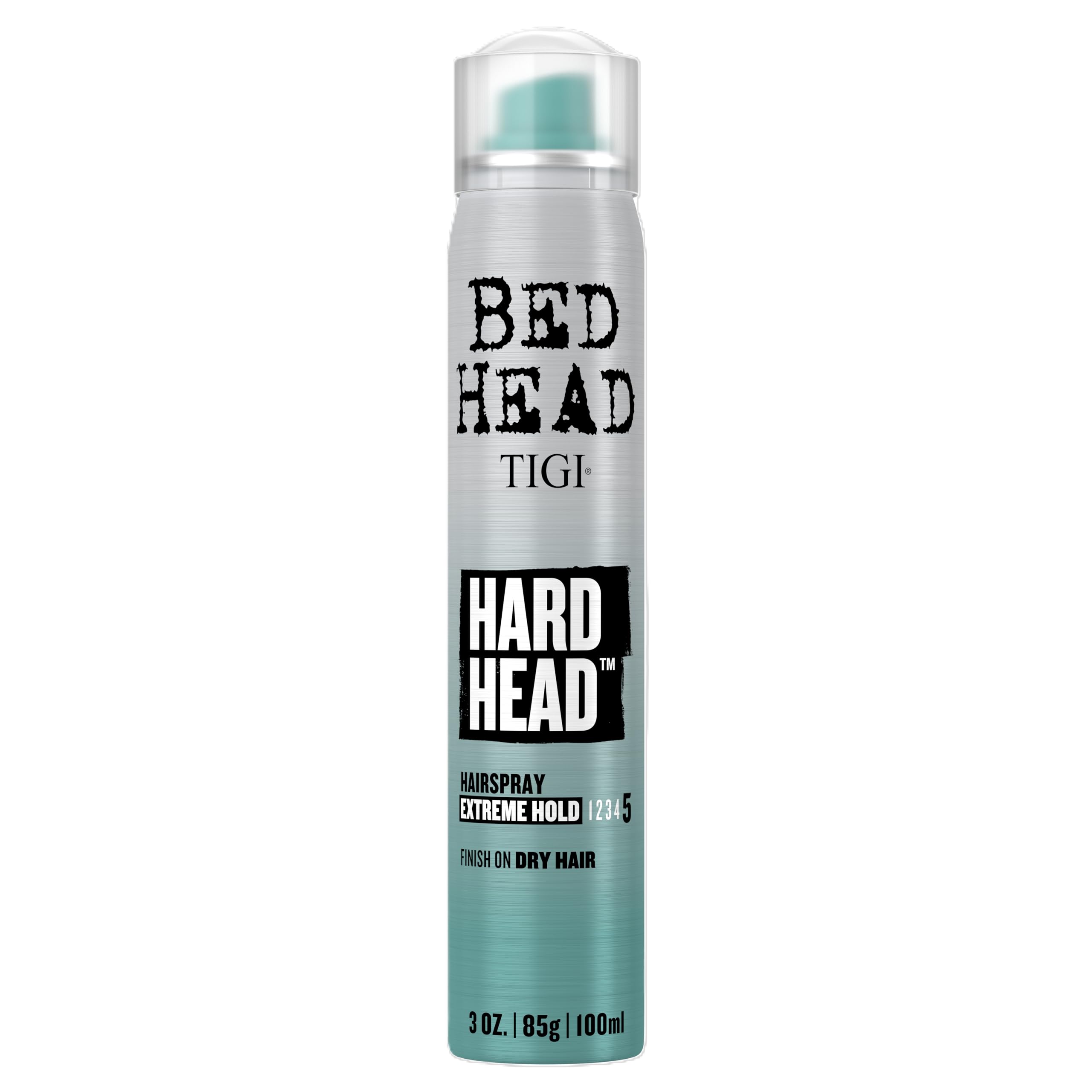 TIGI Bed Head Hard Head Hair Spray – Extra Strong Hold for All Day Style and All Hair Types, 11.7 oz