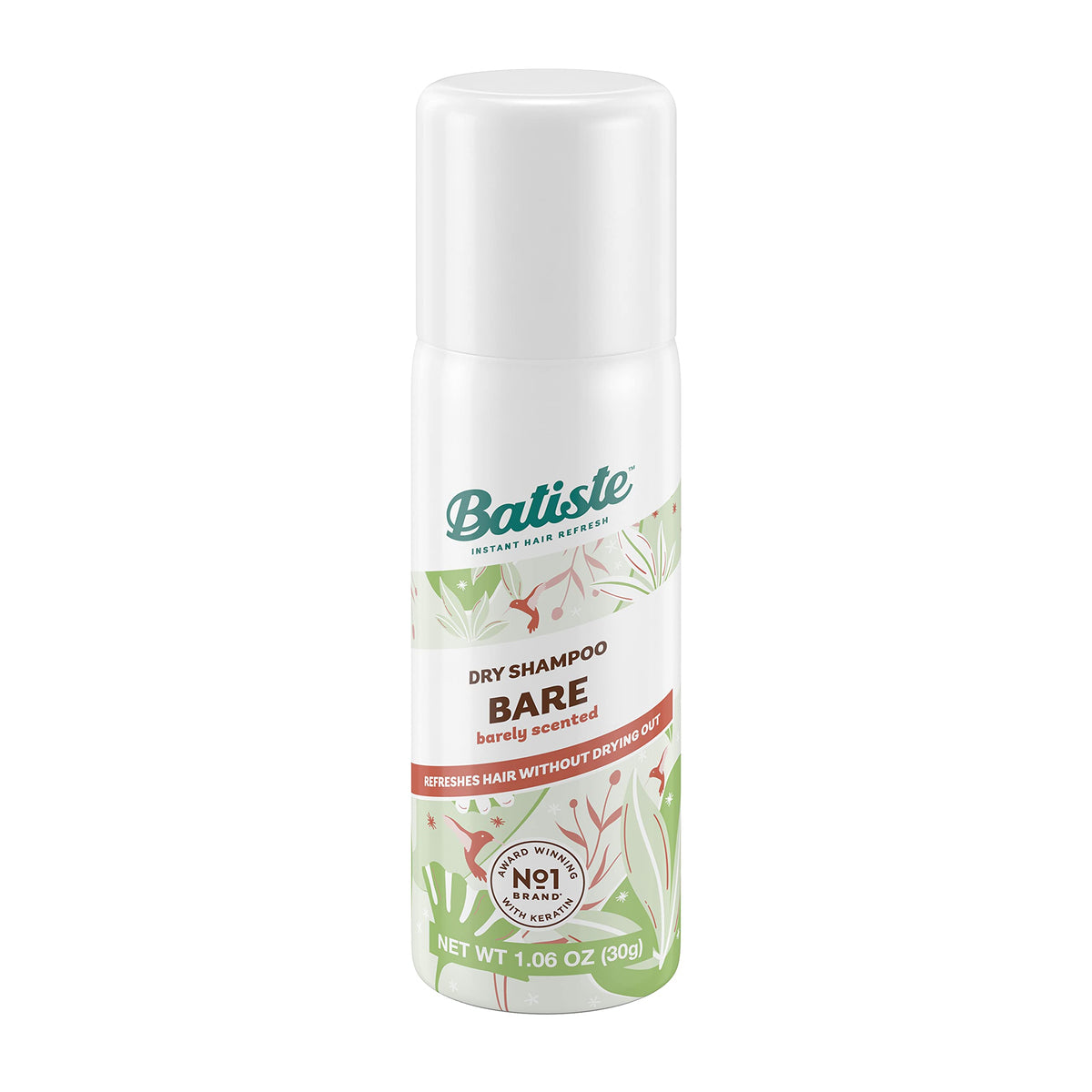 Batiste Dry Shampoo Bare Mini Travel Size 1.06 oz (Pack of 3)