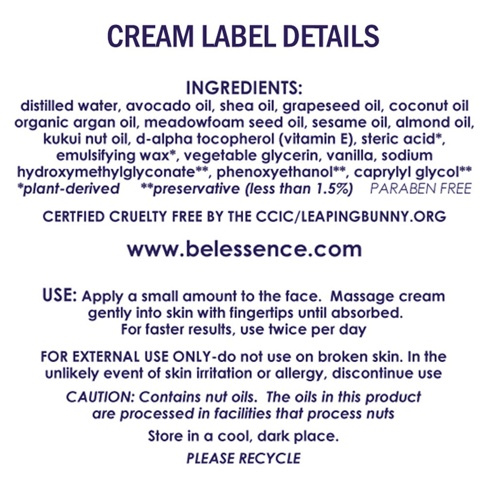 Buy now Bel Essence Intensive Anti-Wrinkle Cream for Face & Neck - Hydrating Anti-Aging Moisturizer Reduces Fine Lines - Day/Night All Natural Face Cream for Normal to Dry Skin - 1.5 Oz at indiglob india