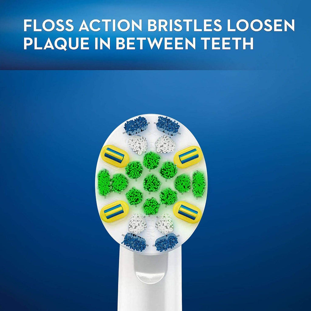 Buy now Oral-B - Floss Action Replacement Brush Heads,8 Pieces at indiglob india