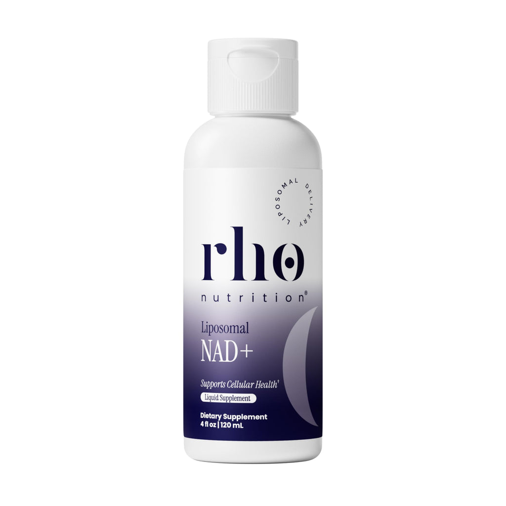 Rho Nutrition Liposomal NAD+ Liquid Supplement | High Absorption Formula, Active NAD+, Cellular Health, Healthy Aging & Energy Metabolism, 30 Servings