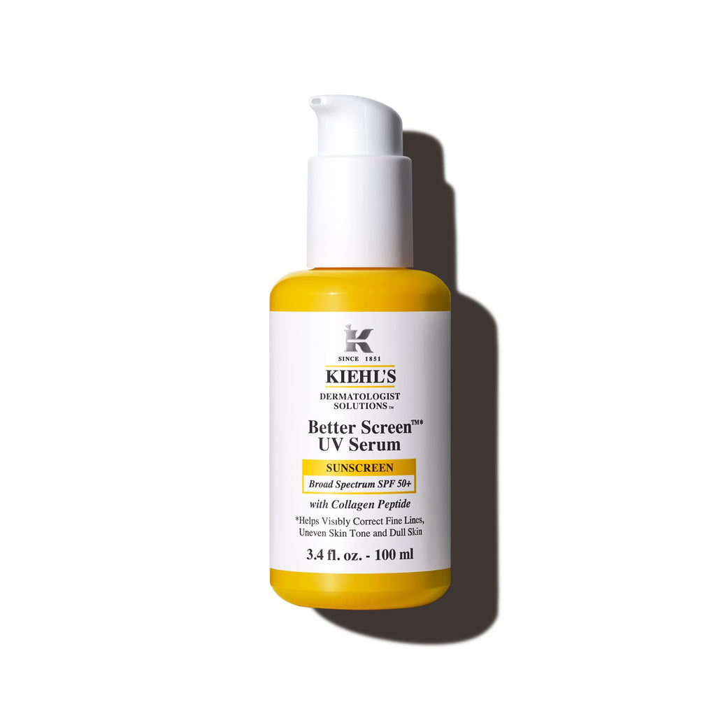 Kiehl's - Better Screen UV Serum SPF 50+ Facial Sunscreen, Collagen Peptide | Facial Sunscreen for Shielding UVA & UVB - With Collagen Peptide - Corrects Visible Signs of Aging