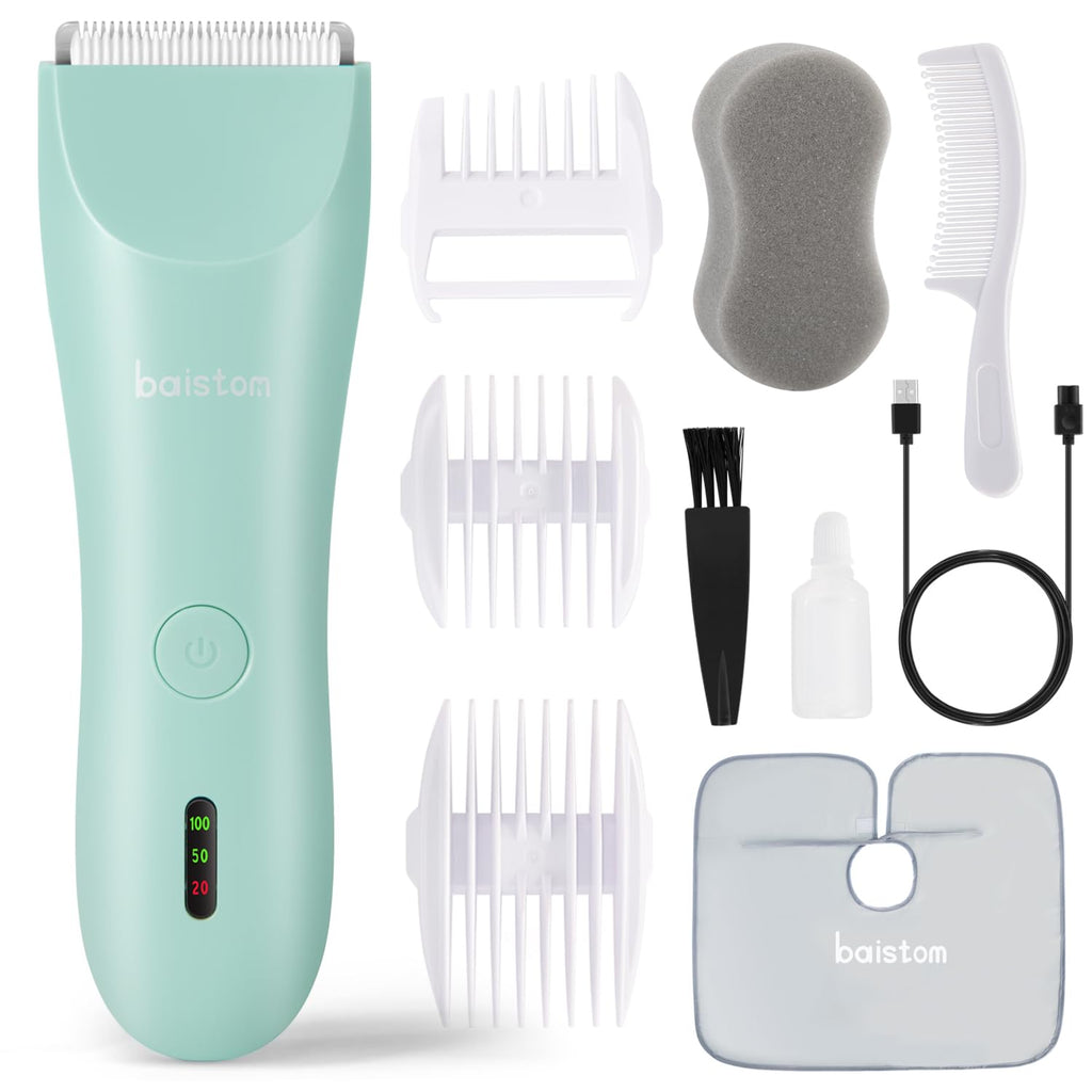 Quiet Baby Hair Clippers for 0–12Y with Hair Cutting Kit
