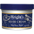 Buy now Wright's Silver Cleaner and Polish Cream - 8 Ounce - Ammonia Free - Gently Clean and Remove Tarnish Without Scratching at indiglob india