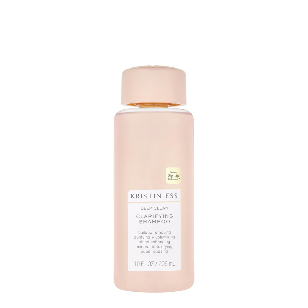 Kristin Ess Deep Clean Clarifying Shampoo for Oily Hair & Build Up | Detox Purifying + Cleansing Oily Hair Treatment - Sulfate Free + Vegan - Product for Thick, Curly + Color Treated Hair