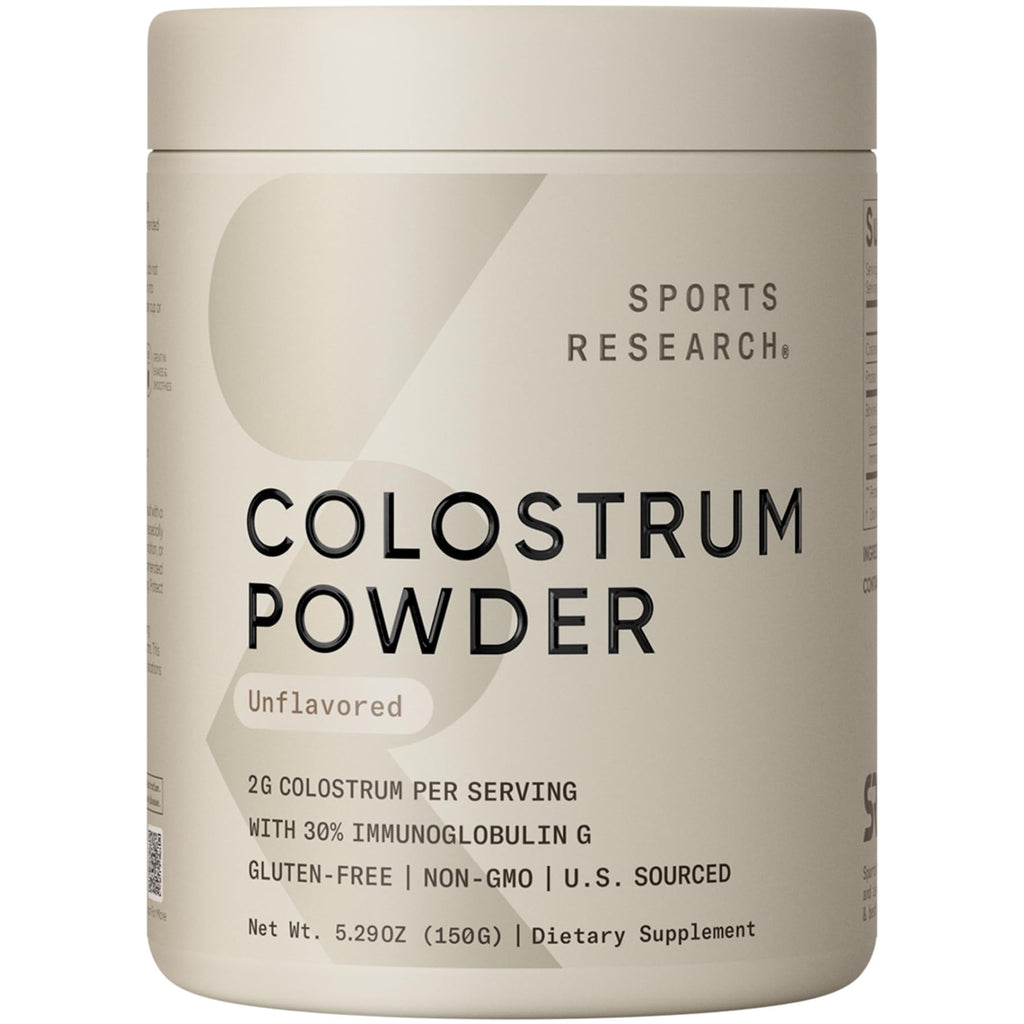Sports Research® Bovine Colostrum Powder | Immune & Gut Health Support