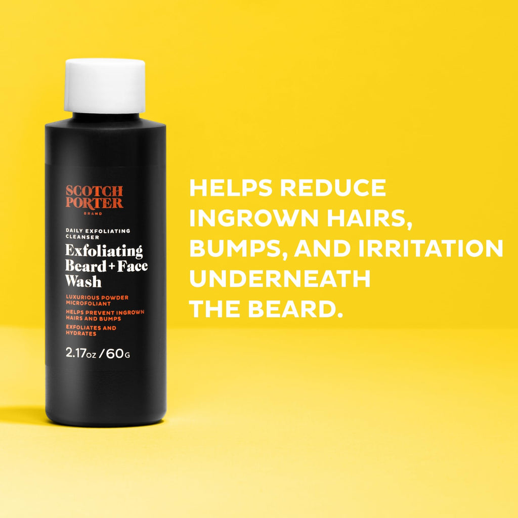 Scotch Porter Daily Exfoliating Beard Wash & Face Cleanser for Men