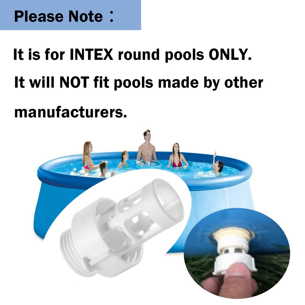 10184 Intex Hose Drain Plug Connector Replacement Intex Round Swimming Pool