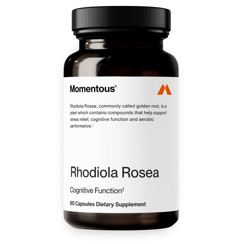 Momentous Rhodiola Rosea Root Extract Supplement, 100mg per Serving