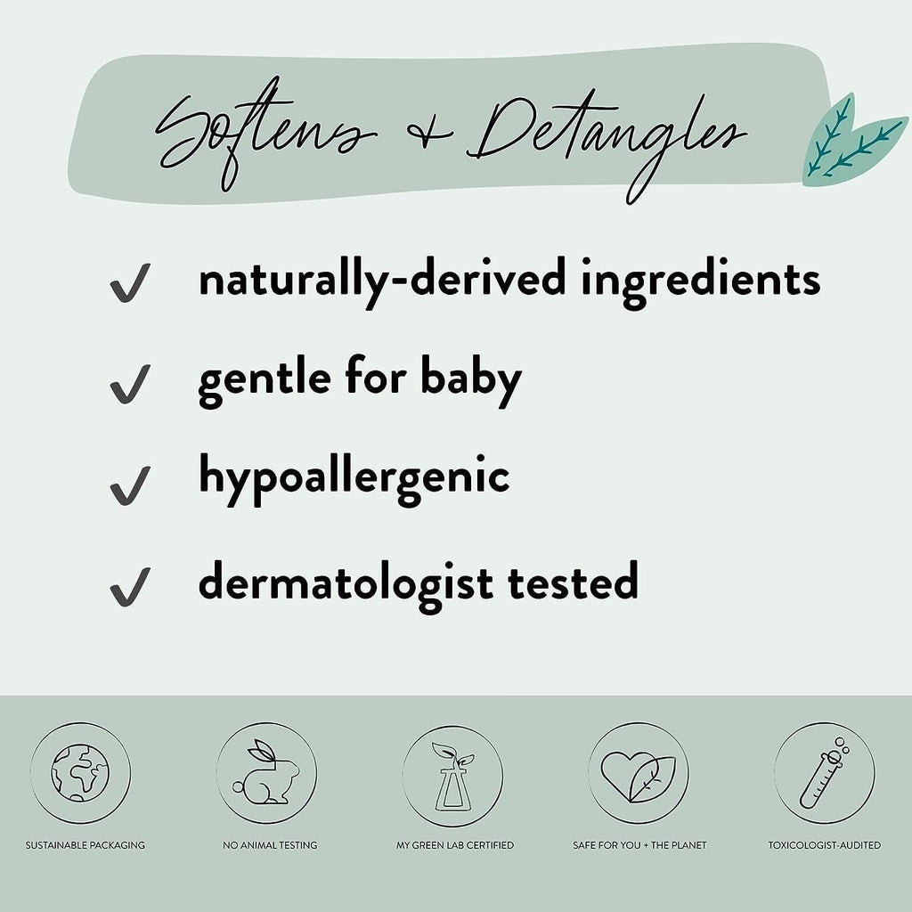 Buy now The Honest Company Conditioning Hair Detangler, Tear-Free Hypoallergenic Leave-In Conditioner and Fortifying Spray, Citrus Vanilla Refresh, 4 fl oz at indiglob india