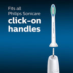 Buy now Philips Sonicare Genuine Simply Clean Replacement Toothbrush Heads, 2 Brush Heads, White, HX6012/04 at indiglob india