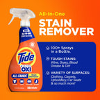 Buy now MADE BY NEHEMIAH Tide Rescue Laundry Stain Remover Spray with Oxi + Travel Size Tide To Go Pen, Spot Remover for Clothes, Fabric, Upholstery, Carpet, Grease & More Tough Stains- 22 Fl Oz + 1 Stain Pen at indiglob india