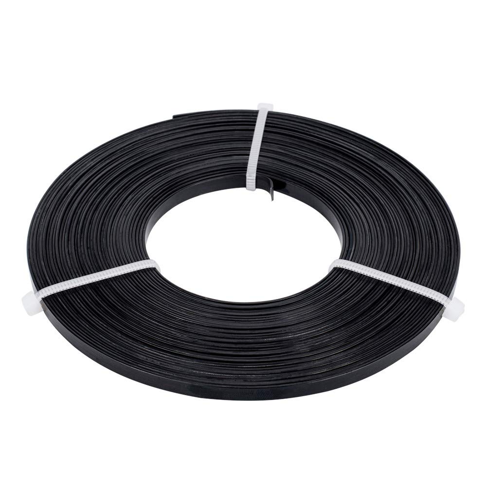 Buy now BENECREAT 5mm Wide Aluminum Craft Wire - 18 Gauge, 32 Feet (Copper Color) - Flat Jewelry Wire for Bezel Making, Sculpting, Armature, DIY Earrings & Rings 5mm Black at indiglob india