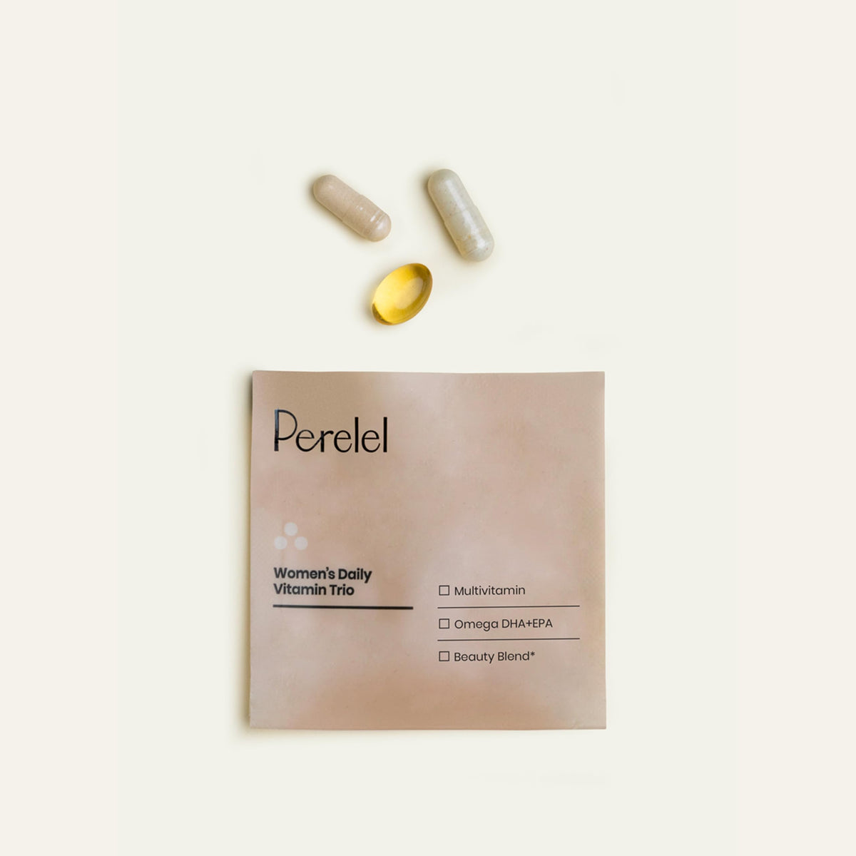 Perelel Womens Daily Vitamin Trio, Multivitamin, Omega 3 DHA, & Biotin