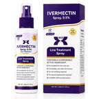Lice Treatment Ivermectin 0.5%, 2026 Upgraded Spray Formula, Targets the Scalp Than Traditional Lotions, One-Time At-Home Treatment for the Whole Family