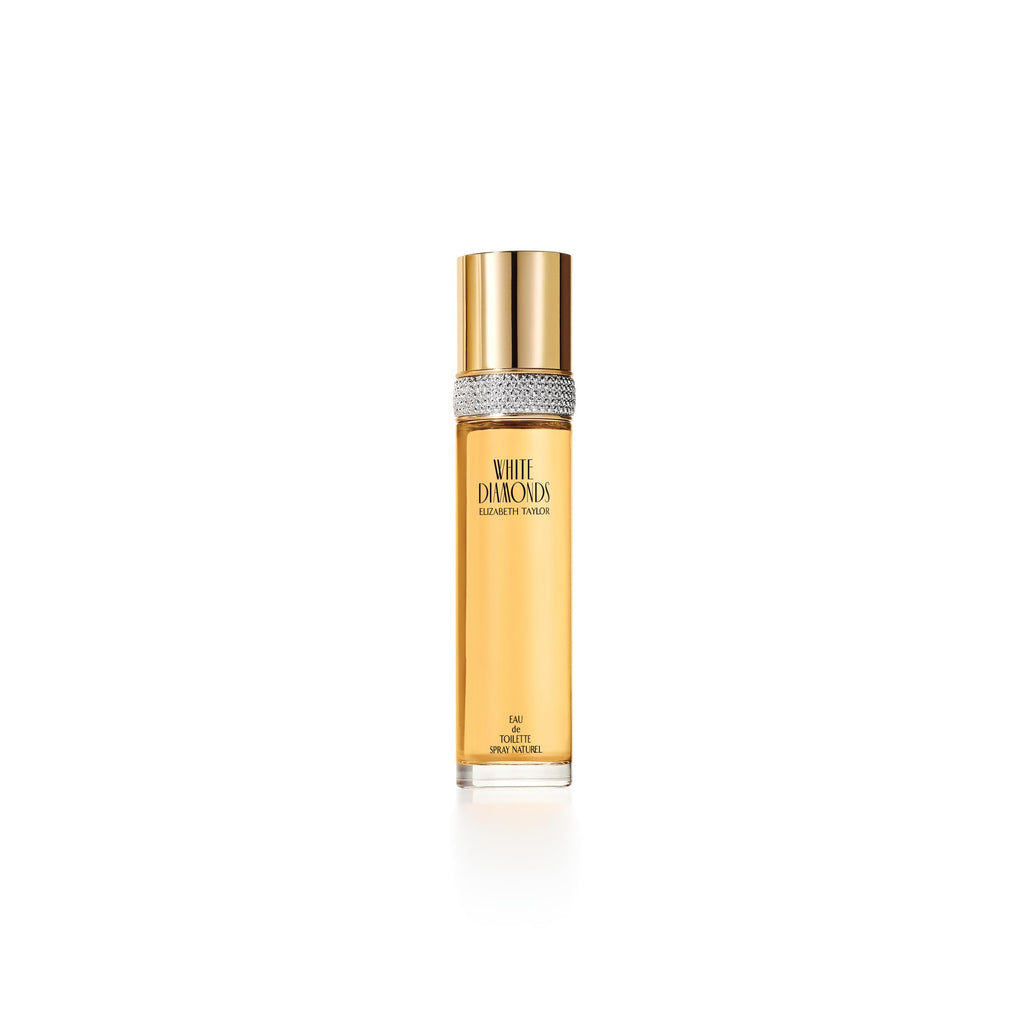 Elizabeth Taylor White Diamonds Eau de Toilette for Women, 3.3 fl oz | Women's floral chypre eau de toilette. Perfume with notes of lily, neroli, warm amber, and sandalwood.