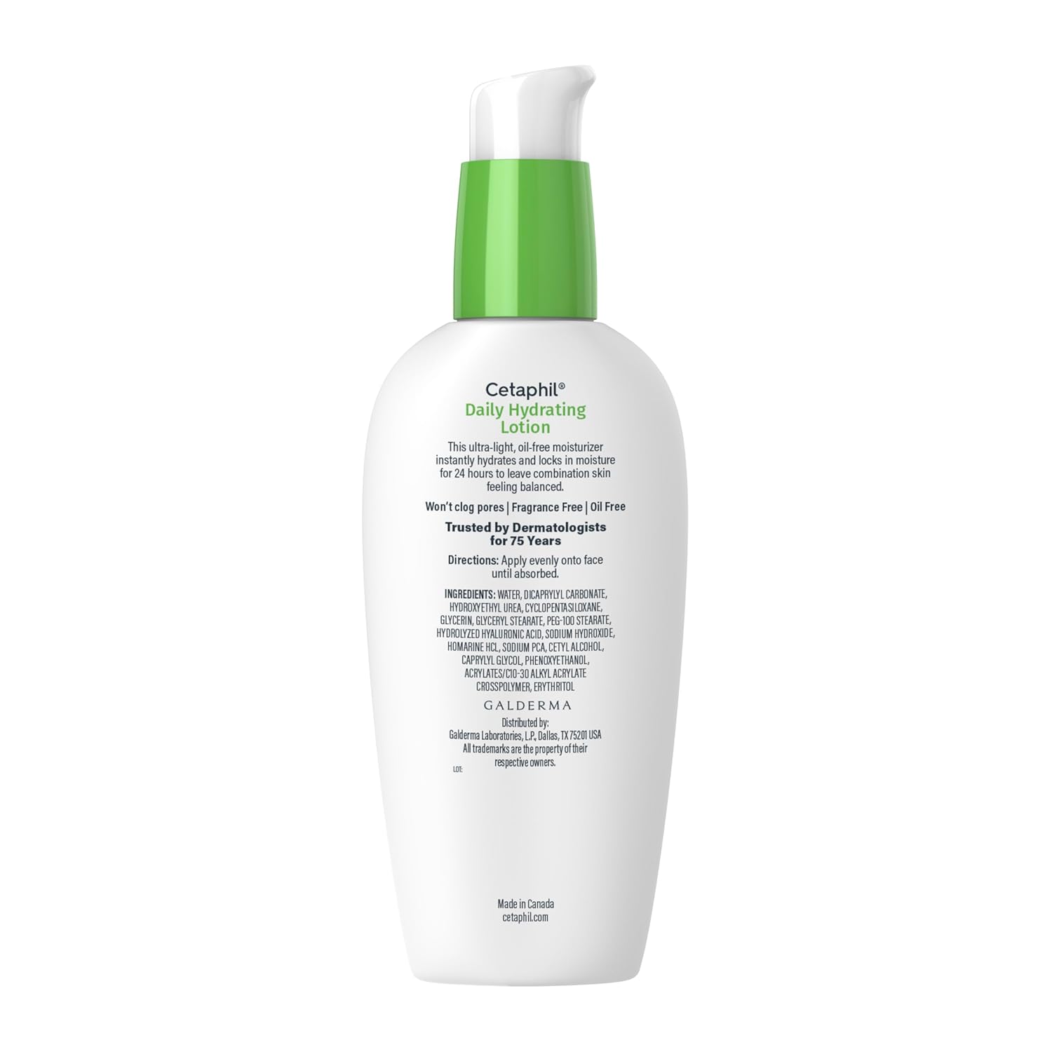 Buy now Cetaphil Daily Hydrating Lotion for Face, With Hyaluronic Acid, 3 fl oz, Lasting 24 Hour Hydration, for Combination Skin, No Added Fragrance, Non-Comedogenic at indiglob india