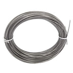 Buy now DGOL Coated 100 ft Picture Wire 304 Stainless Steel Rope 1/16 inch (1.5 mm) Photo Hanging Cable,7x7 Standard Core,100 feet,with 10pcs Sleeves Coated 5 128 inch (1 mm) at indiglob india