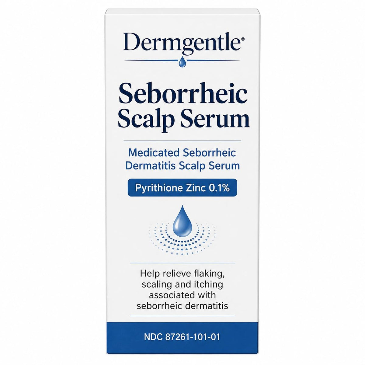 Seborrheic Scalp Serum 8X FAST ACTING - Soothing Redness Dermatitis - Fast-Acting Ointment for Scalp Face Chest and Body for Men and Women 1 Pack