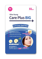 Buy now OLIVE YOUNG Care Plus Spot Patch Big (81 Count) | Hydrocolloid Patch, Spot Stickers for Acne Pimple and Zits at indiglob india