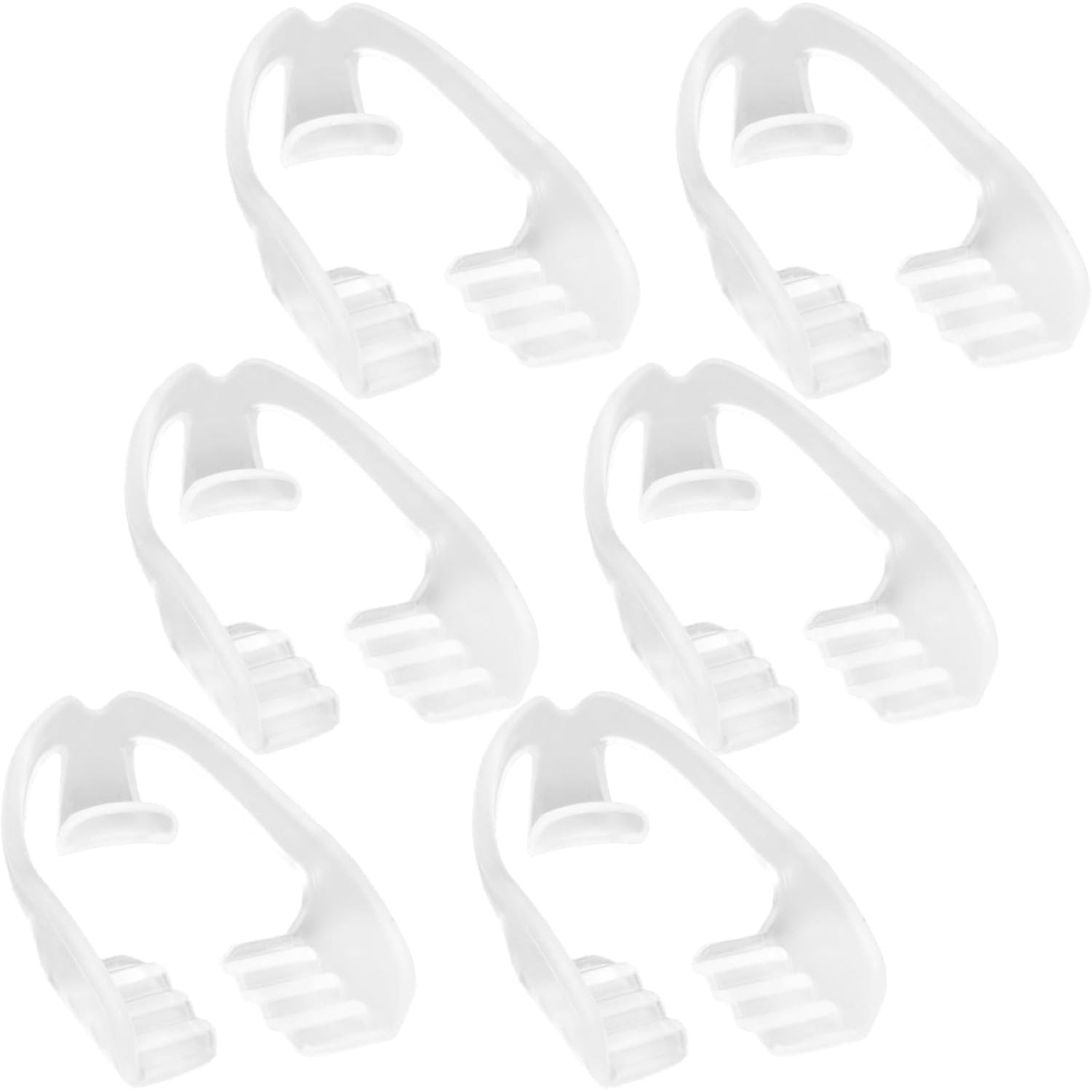 Buy now Anti Teeth-Grinding Dental Guard-Ready to use-No Boiling or Molding, Slim, Sleek and Comfortable Works for Upper and Lower Jaw, relieves pain and corrects TMJ and Bruxism 6 Count (Pack of 1) at indiglob india