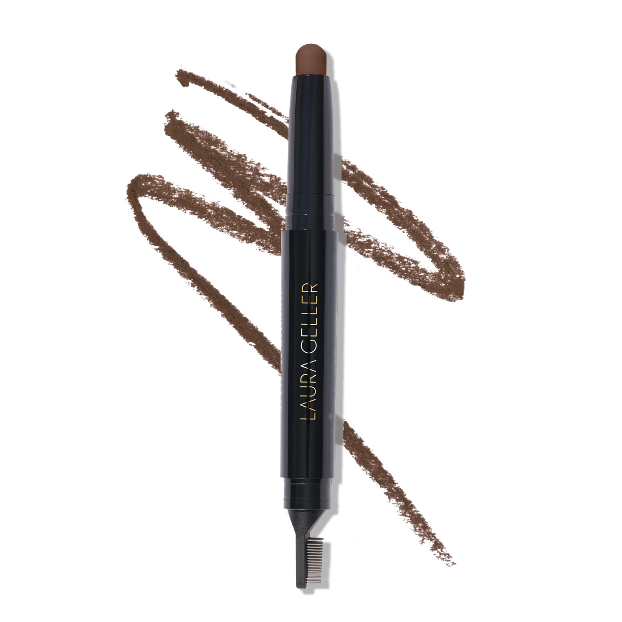 LAURA GELLER NEW YORK Define-n-Tame Brow Lifting Stick - Laminated Full Brows - Wax - Medium Brown