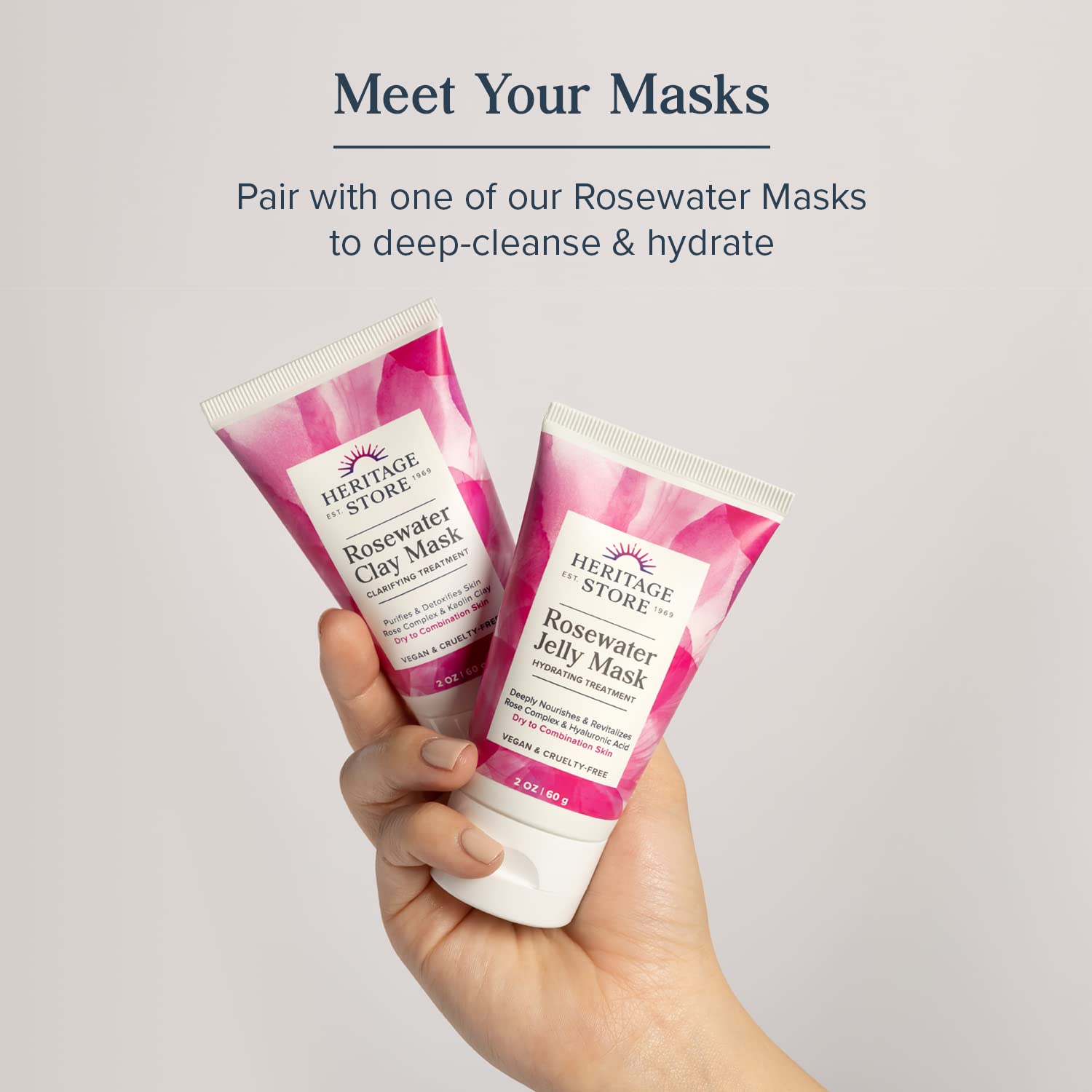 Buy now HERITAGE STORE Rosewater - Refreshing Face Mist with Damask Rose, All Skin Types - Hydrating Rose Water Spray for Glowing Skin Care - No Dyes or Alcohol, Hypoallergenic, Vegan, 60-Day Guarantee, 8oz at indiglob india